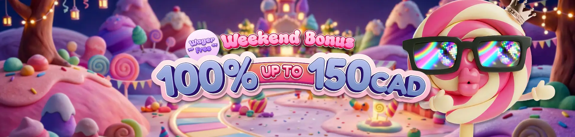 Welcome offer banner