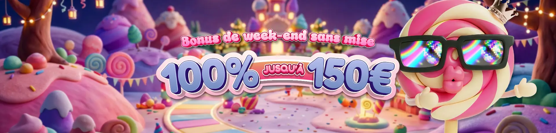 Bannière de l’offre de bienvenue